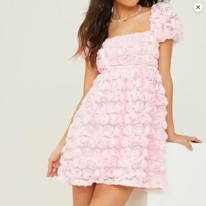 Krystal Rosette Dress